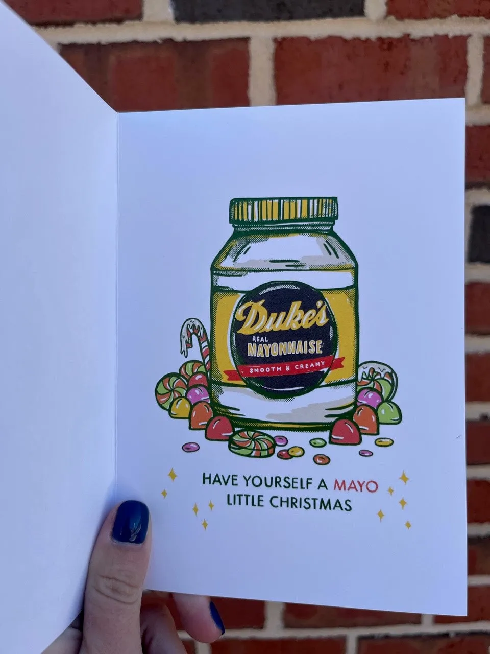 Duke's Holiday Card, Gingerbread House