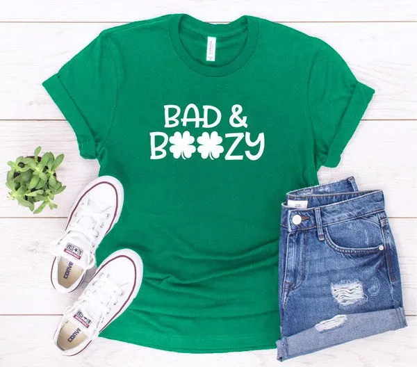 Explore More Collection - Bad and Boozy Crew Neck Tee