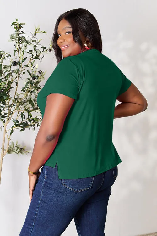 Basic Bae Full Size Round Neck Short Sleeve T-Shirt - Explore More Collection