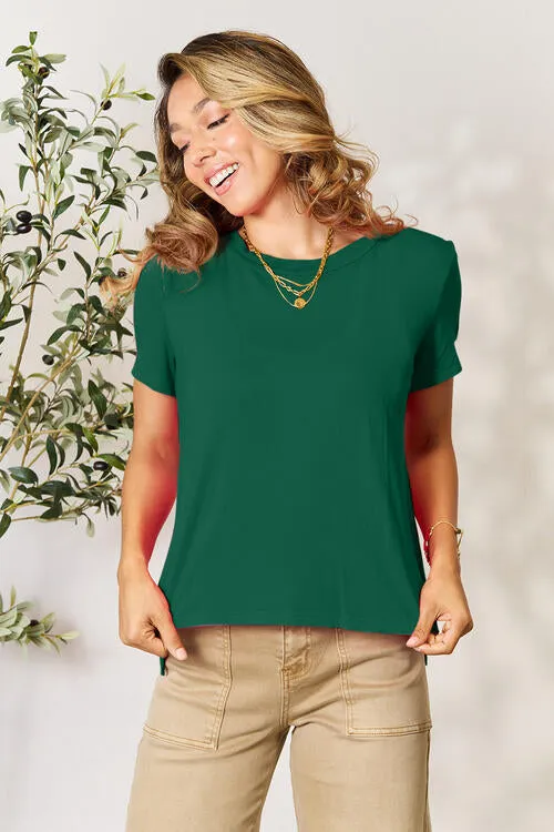 Basic Bae Full Size Round Neck Short Sleeve T-Shirt - Explore More Collection