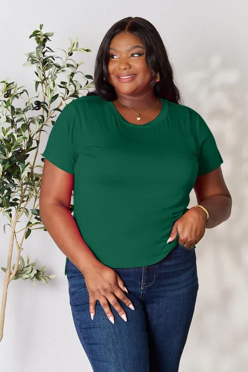 Basic Bae Full Size Round Neck Short Sleeve T-Shirt - Explore More Collection