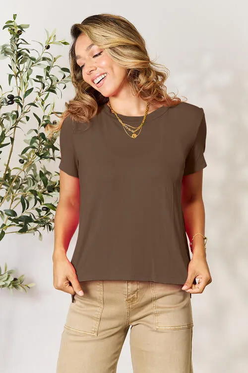 Basic Bae Full Size Round Neck Short Sleeve T-Shirt - Explore More Collection