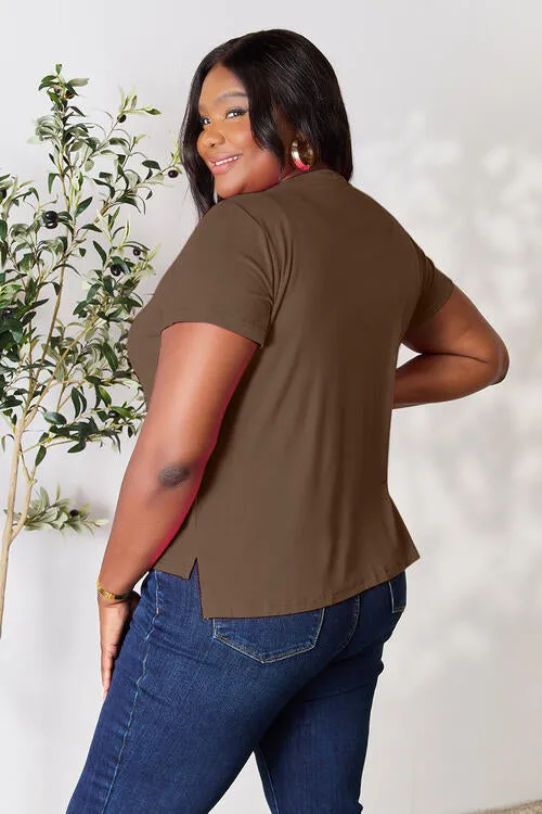 Basic Bae Full Size Round Neck Short Sleeve T-Shirt - Explore More Collection
