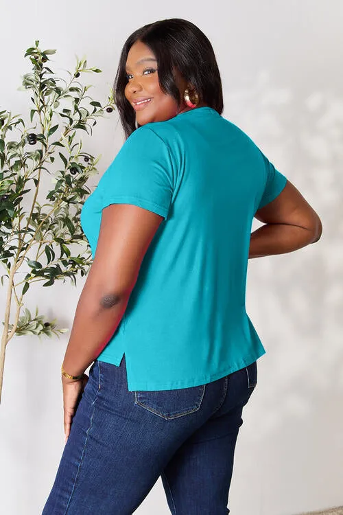 Basic Bae Full Size Round Neck Short Sleeve T-Shirt - Explore More Collection