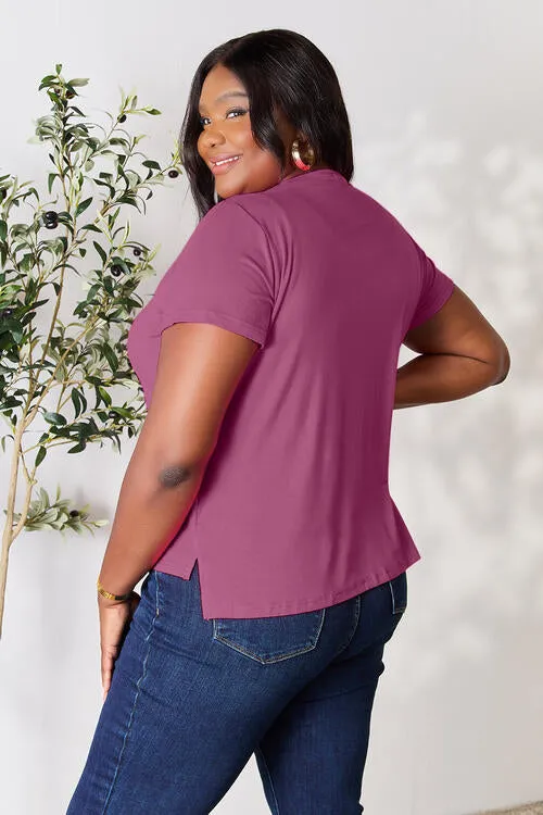 Basic Bae Full Size Round Neck Short Sleeve T-Shirt - Explore More Collection