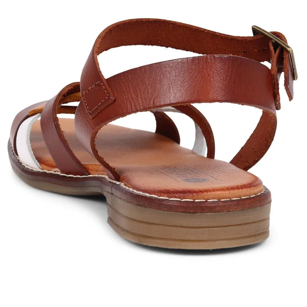 Flat Leather Sandals  - TUYUR39003 / 325 293