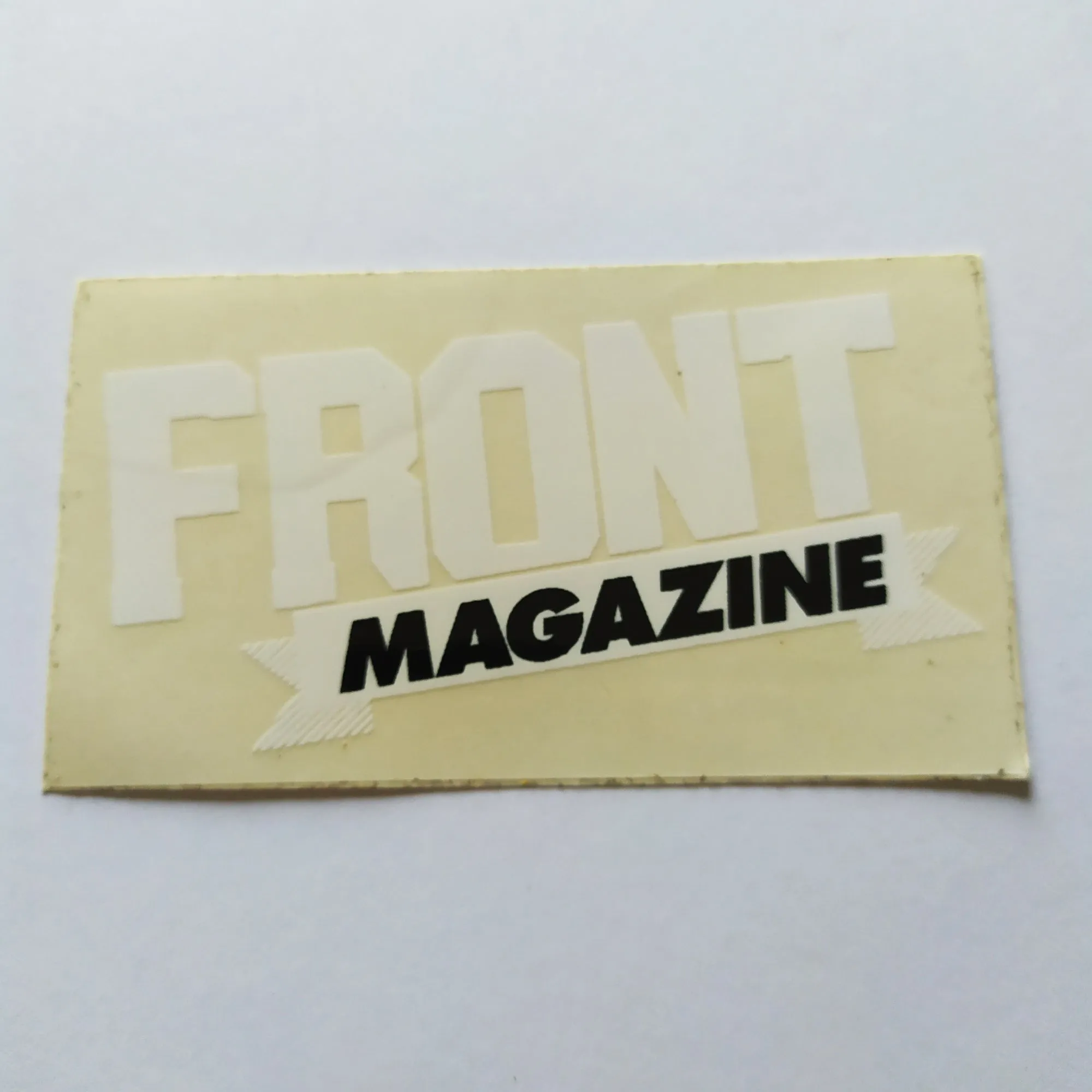 Front Magazine Sticker