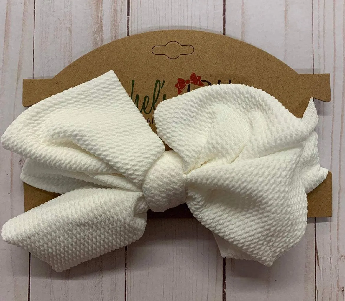 Handmade Headwrap Headband with XL Bow ( colors)