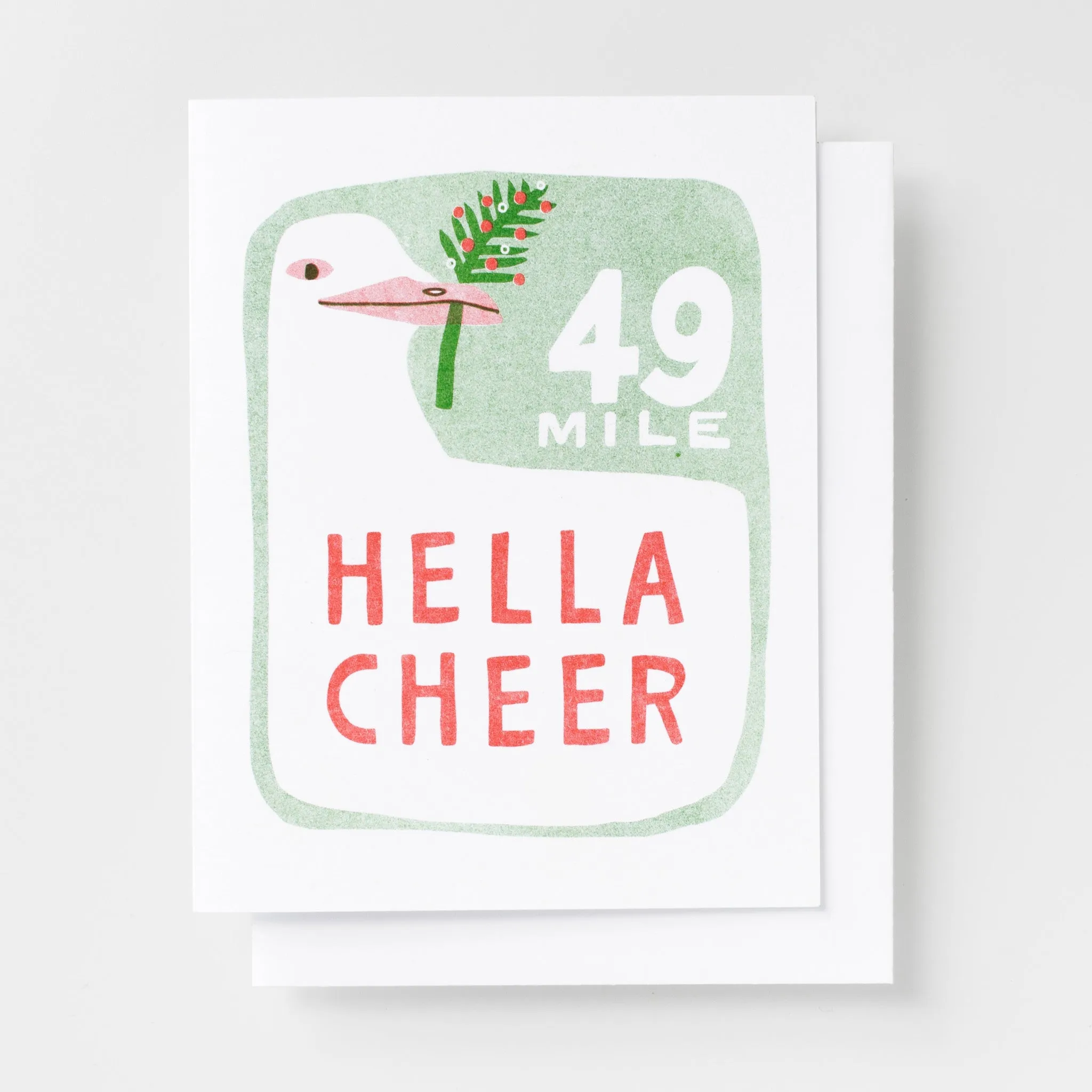 Hella Cheer - Risograph Card