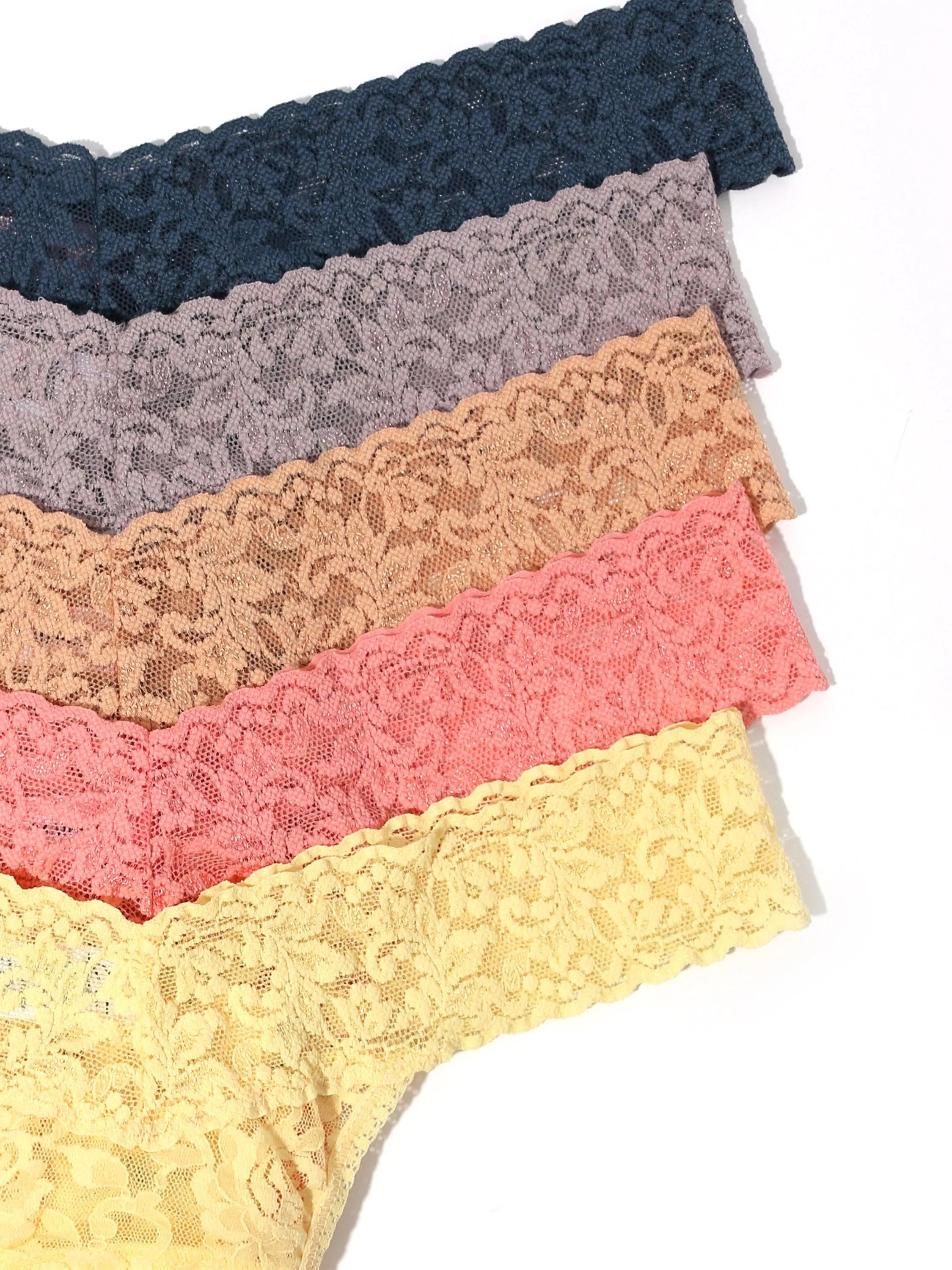 Holiday 5 Pack Low Rise Thongs