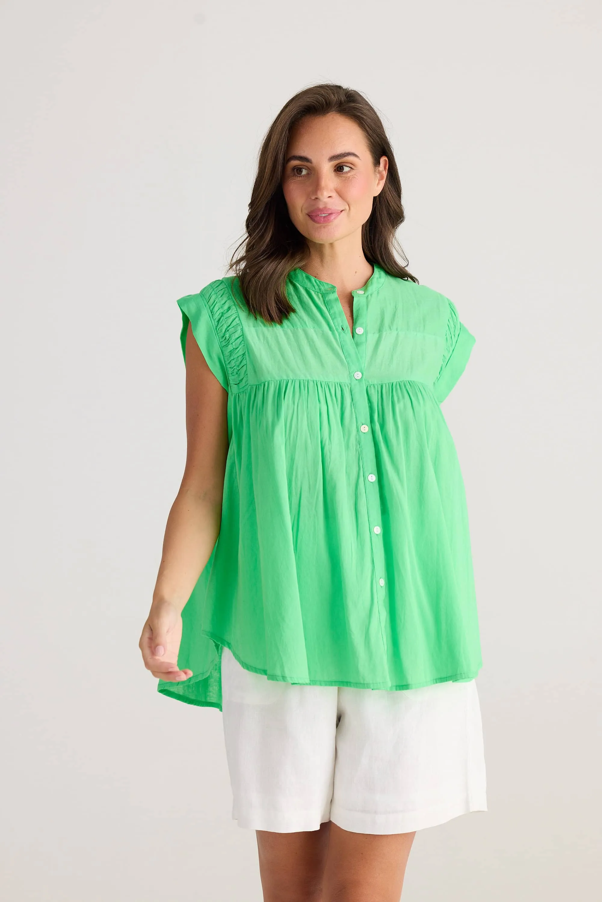 Holiday Clementine Top - Apple