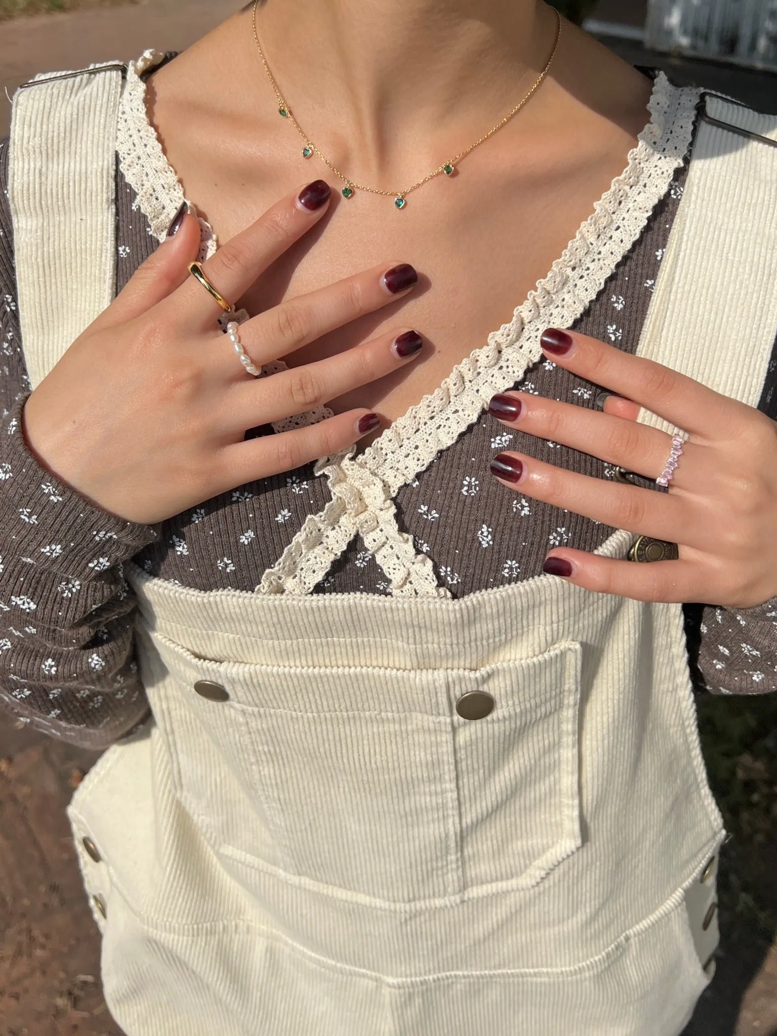 Holiday Mood Many Heart Necklace