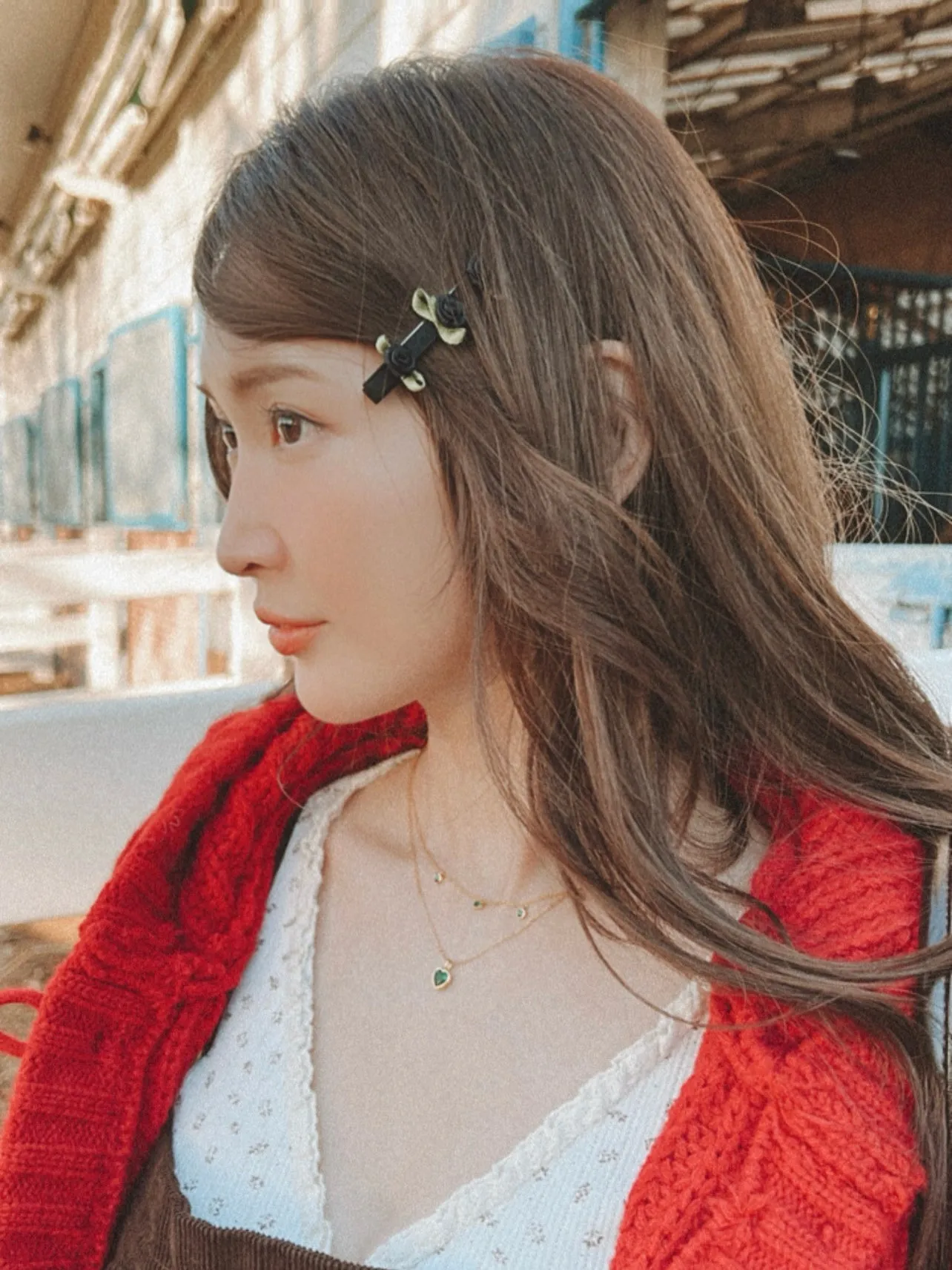Holiday Mood Many Heart Necklace