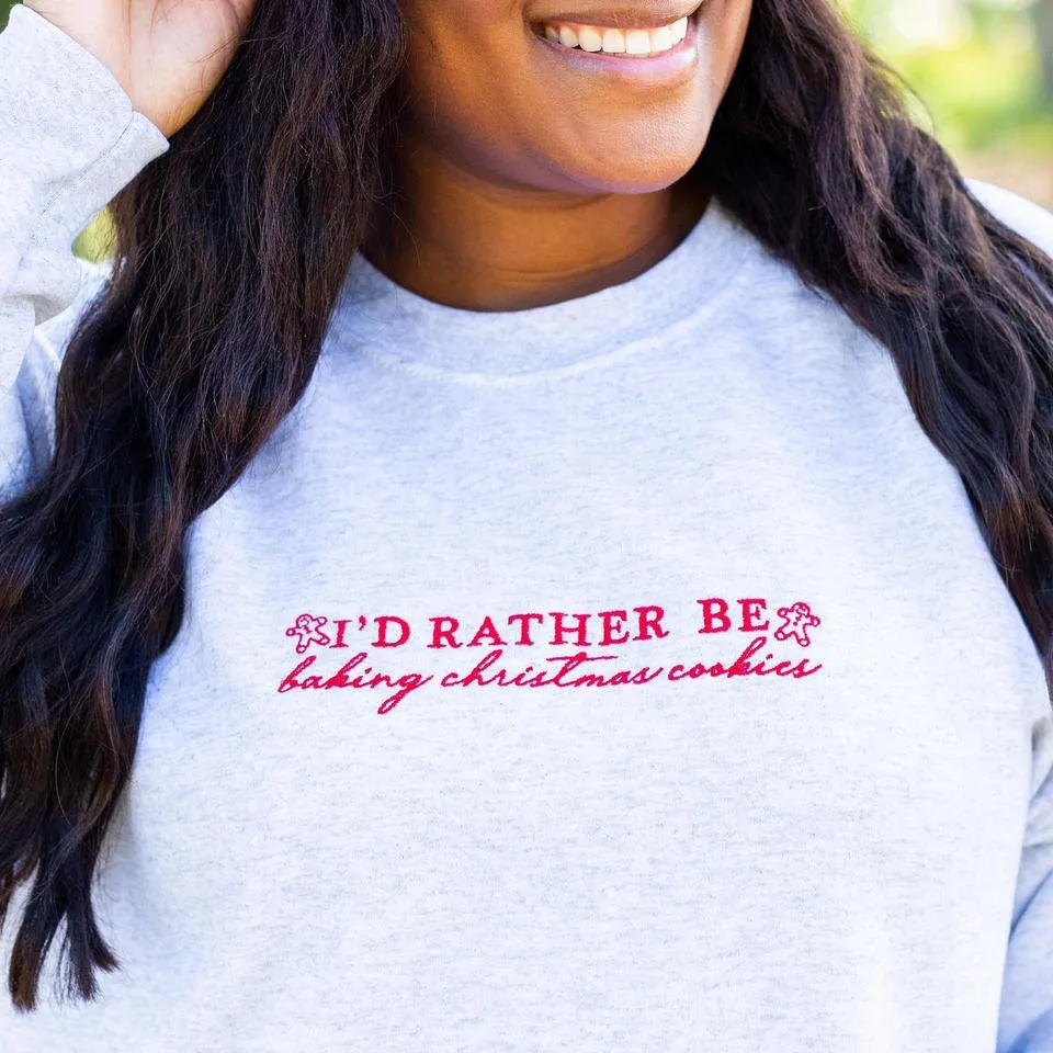 'I'd Rather Be' Christmas Edition Crewneck Sweatshirt