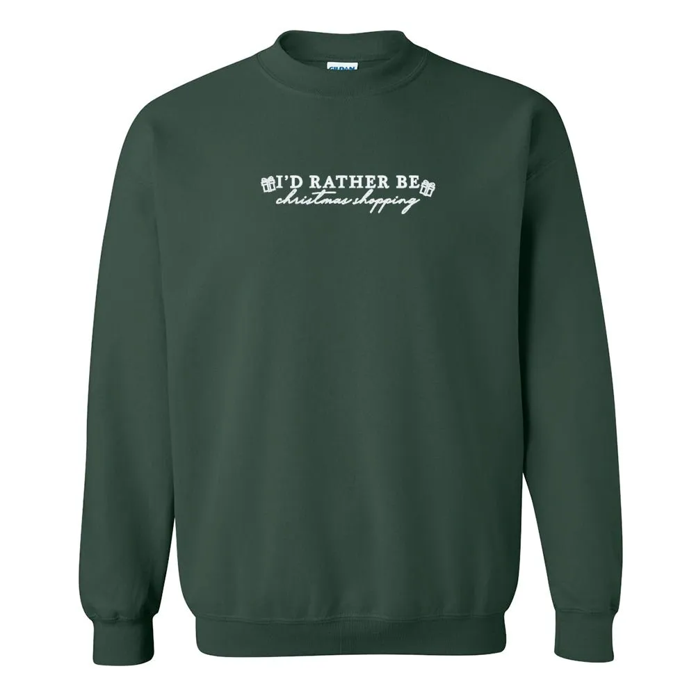 'I'd Rather Be' Christmas Edition Crewneck Sweatshirt