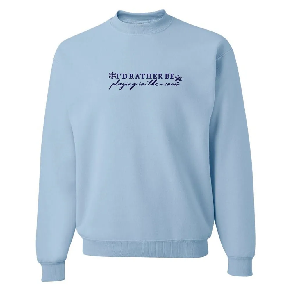 'I'd Rather Be' Christmas Edition Crewneck Sweatshirt