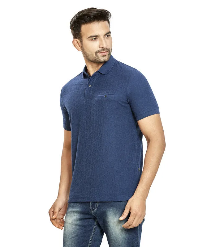 JACQUARD TEXTURE POLO