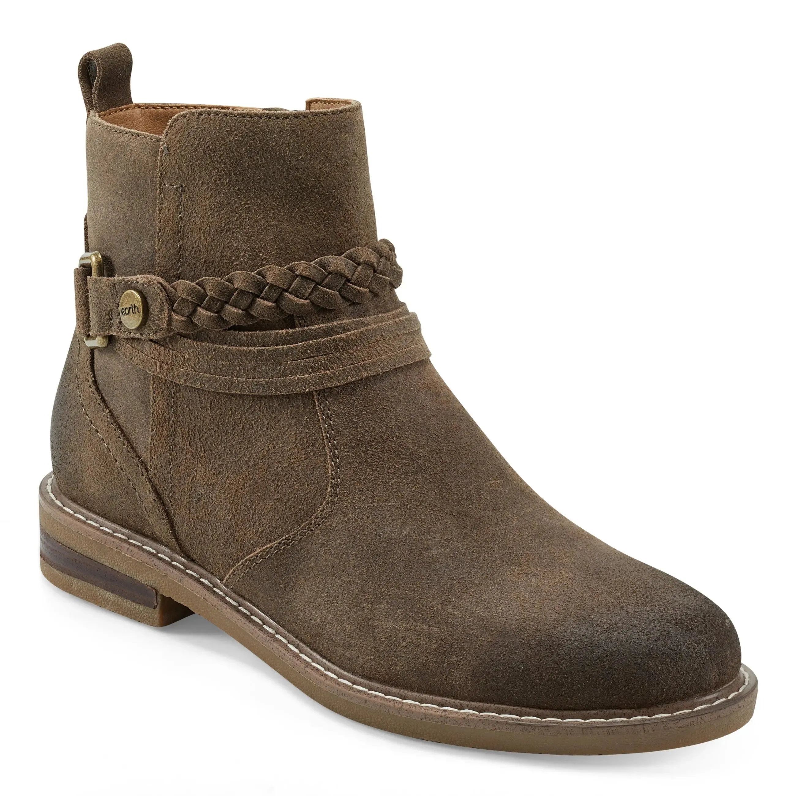 Jeno Round Toe Casual Booties
