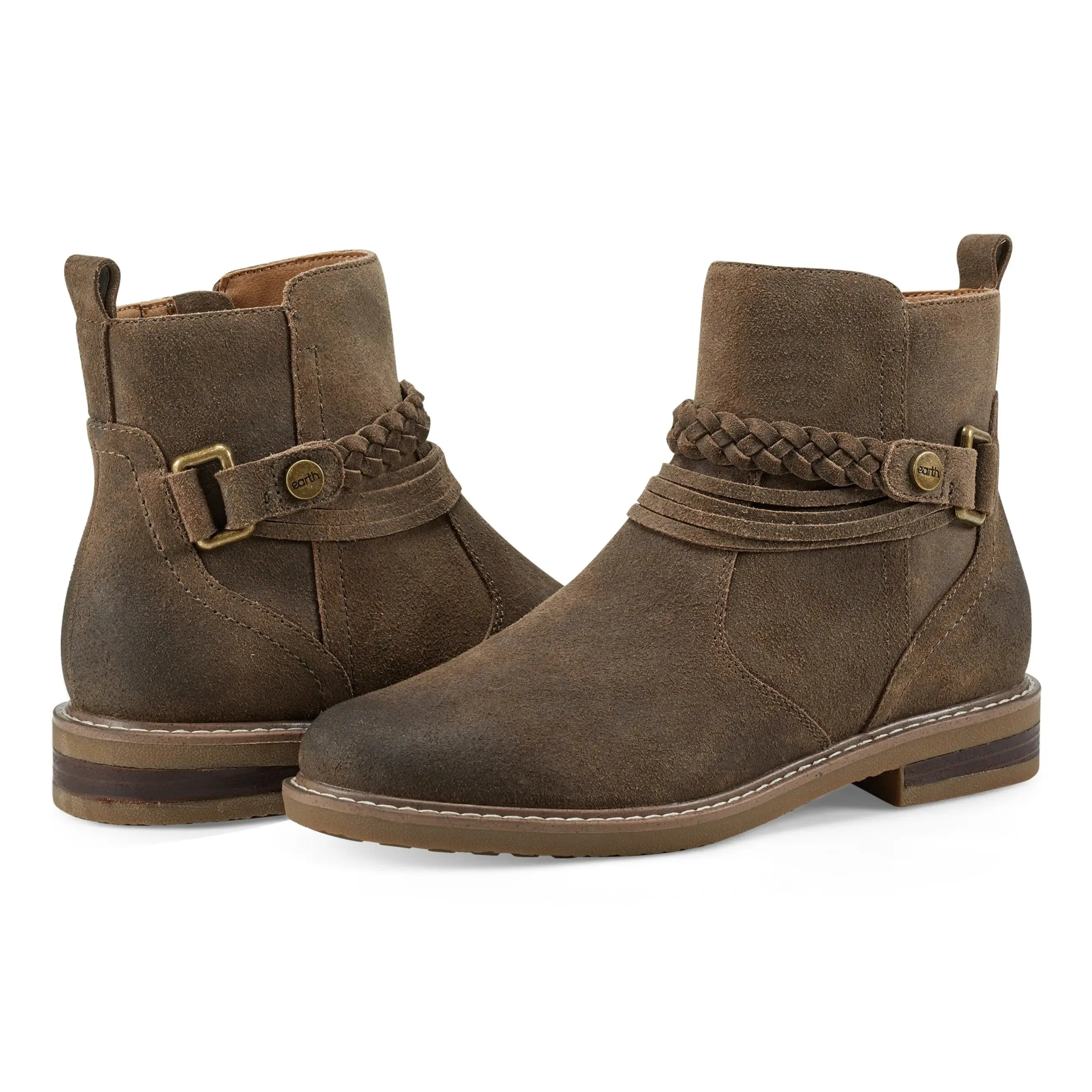 Jeno Round Toe Casual Booties