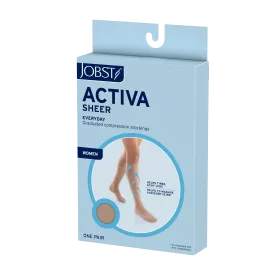 JOBST ACTIVA Sheer 15-20 mmHg Compression Socks Waist High