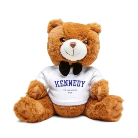 Kennedy for President Collegiate Teddy Bear with T-Shirt