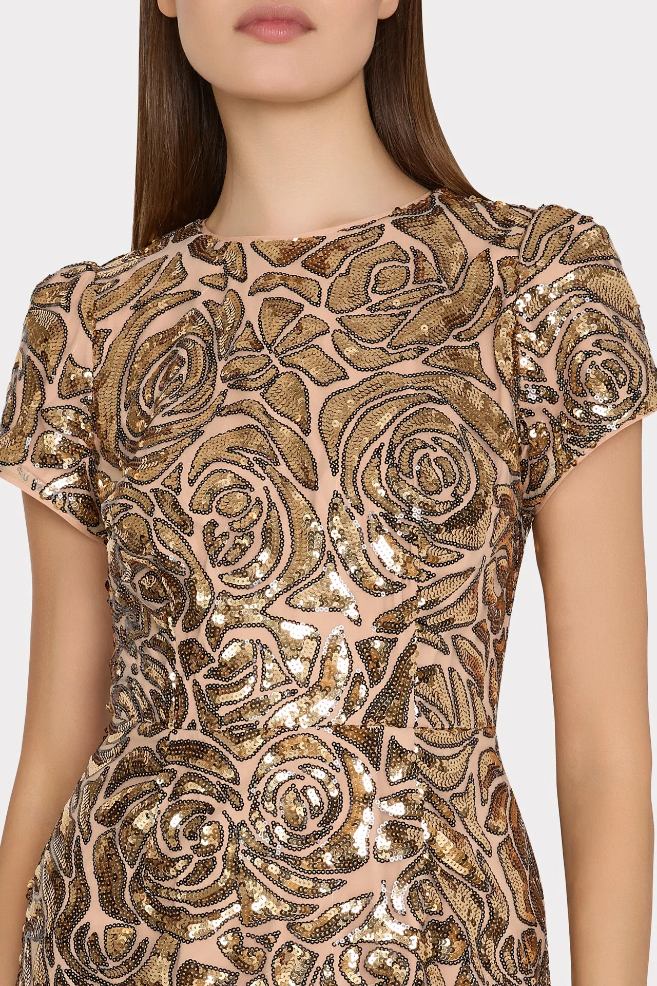 Kyla Rose Sequins Mini Dress