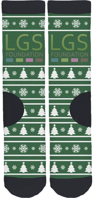 Cozy LGS Foundation Holiday Socks – Festive, Soft, and Colorful Christmas Footwear