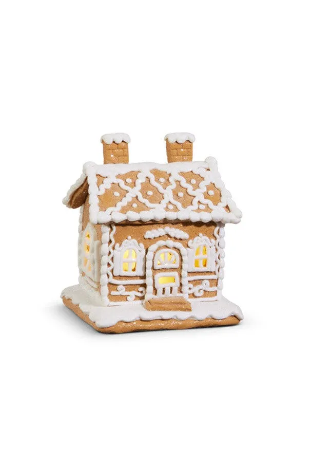 Lighted Gingerbread House