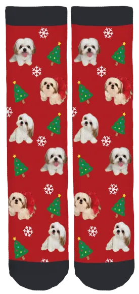 Little Yeti Ching Ching Holiday Crew Socks