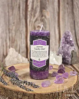 Lucky Star (Jupiter) Astro Magic Candle