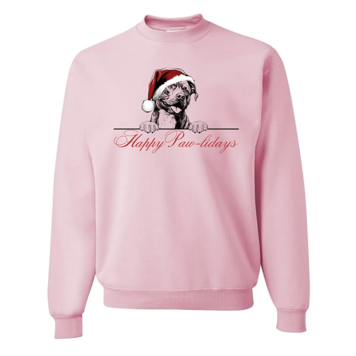 Make It Yours™ 'Happy Paw-lidays' Crewneck Sweatshirt