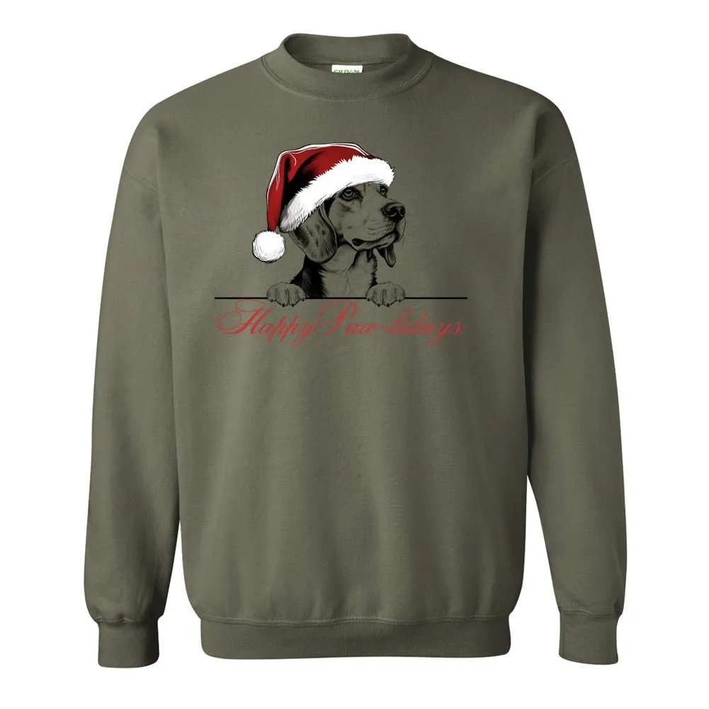 Make It Yours™ 'Happy Paw-lidays' Crewneck Sweatshirt