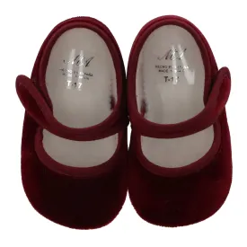 Martin Aranda Burgundy Suede Booties