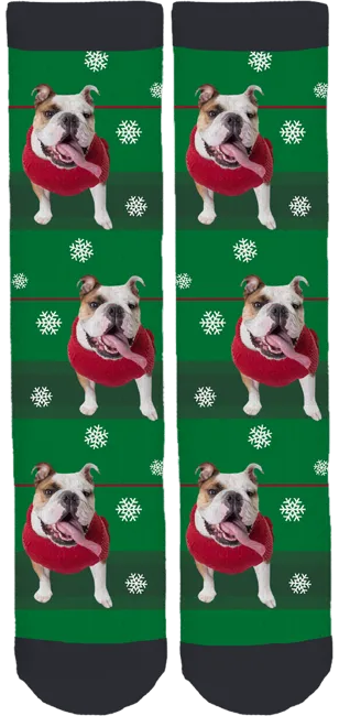 Meatball Holiday Crew Socks