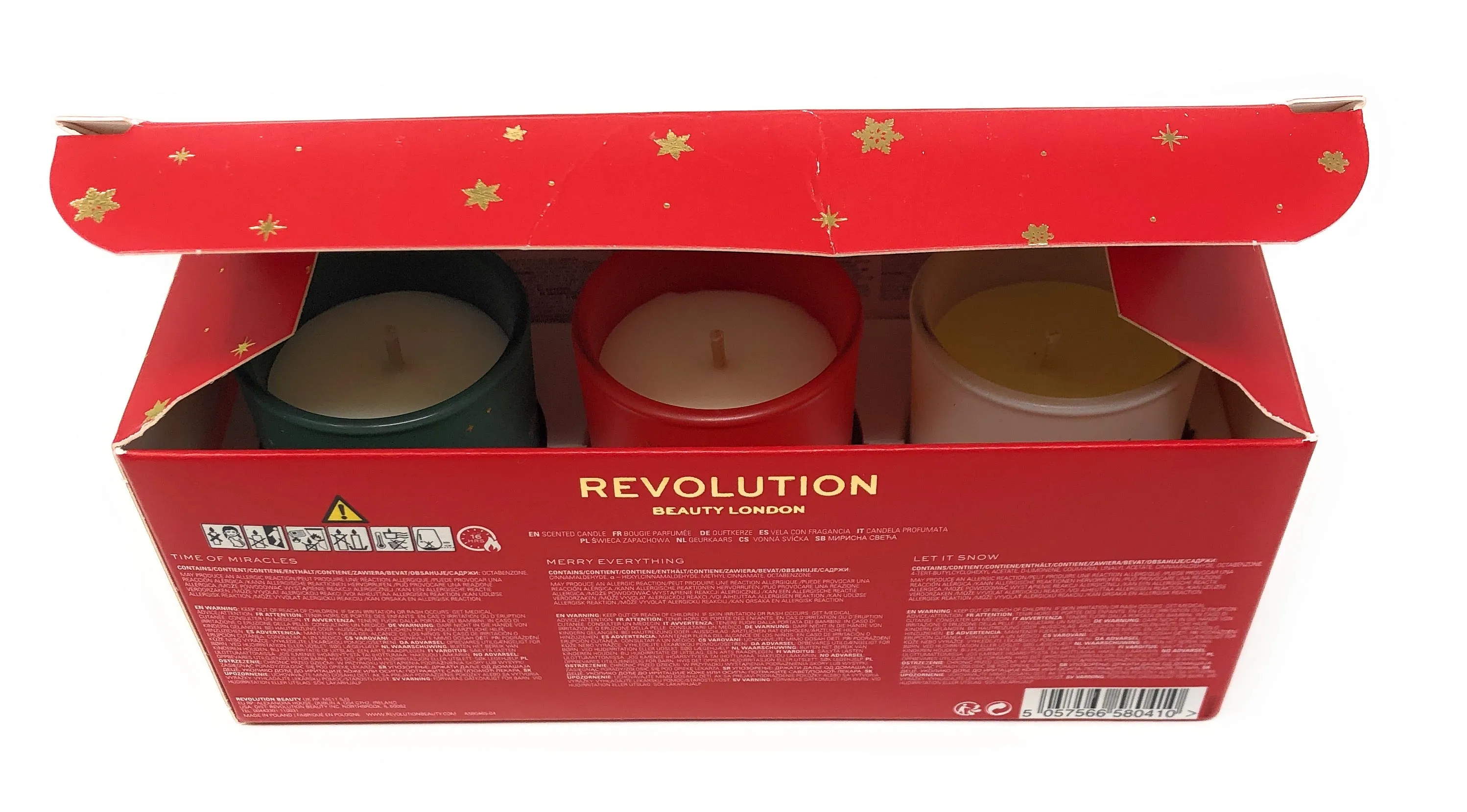 Mini Scented Candle Trio Festive Collection Gift Set