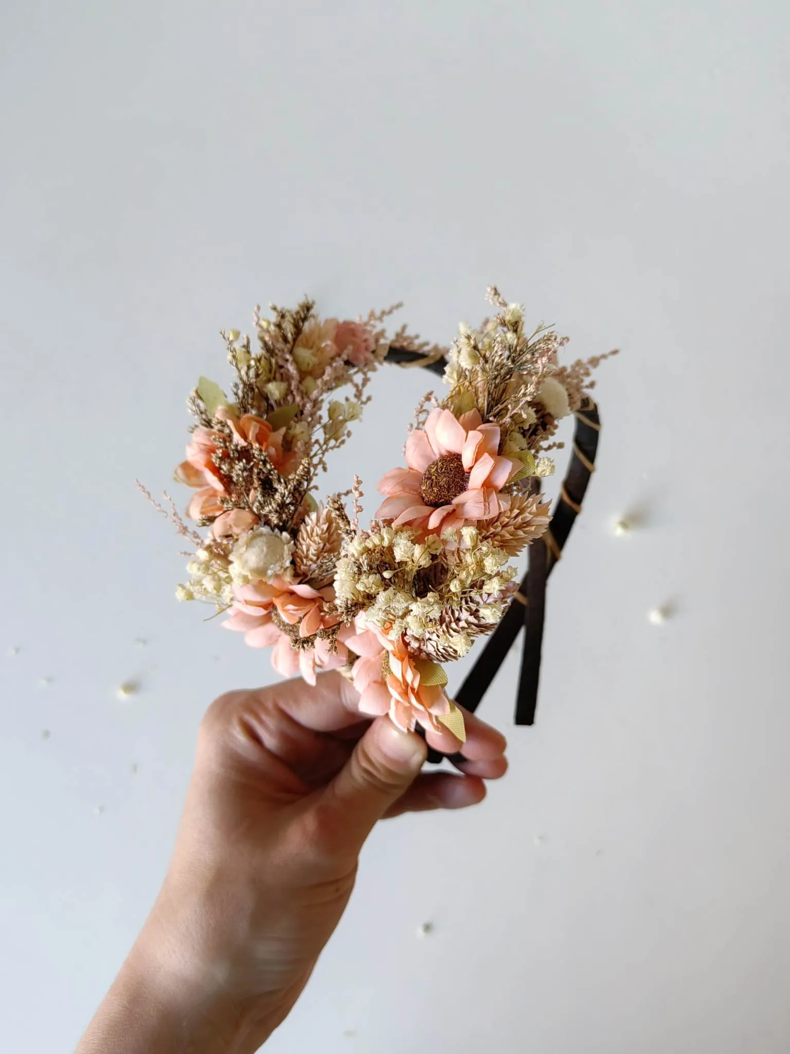 Mom and daughter flower headbands