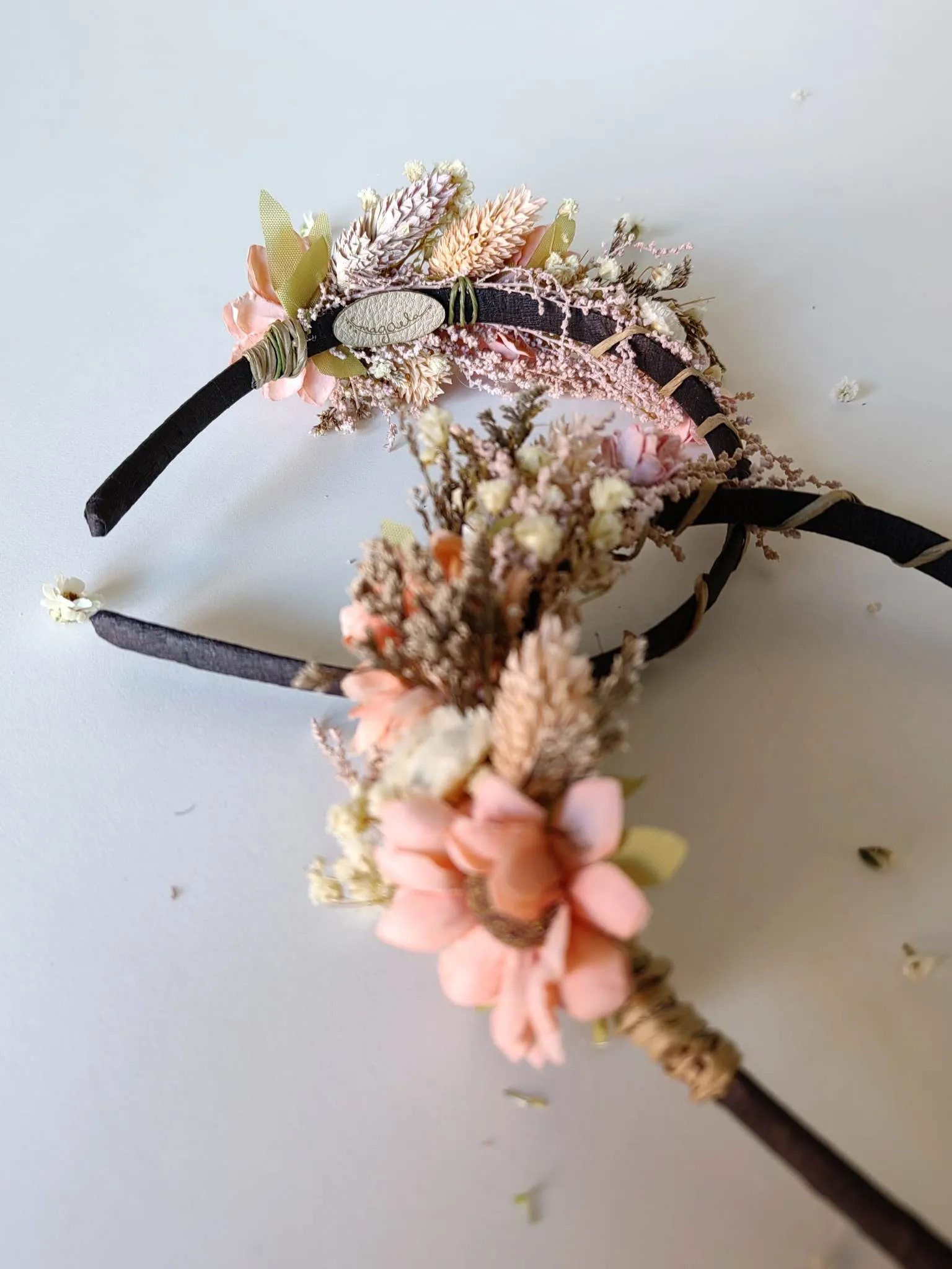 Mom and daughter flower headbands