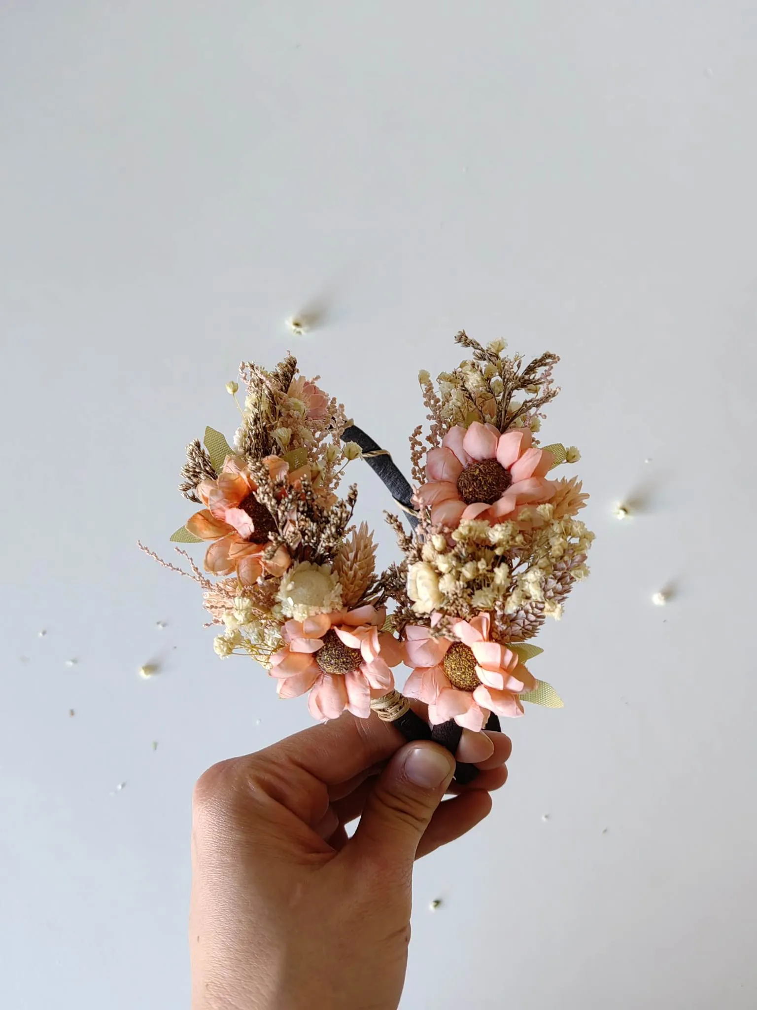 Mom and daughter flower headbands