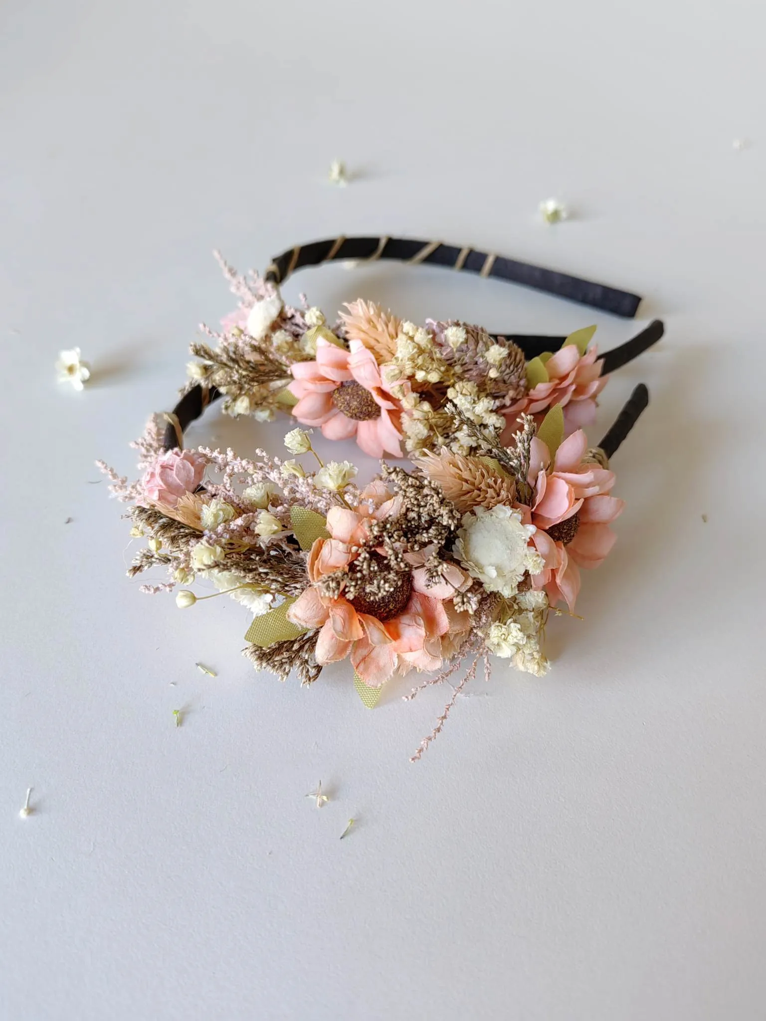 Mom and daughter flower headbands