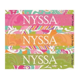 Name Stickers -  Citrus, Set of 45