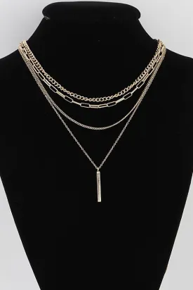 Olivia necklace, gold