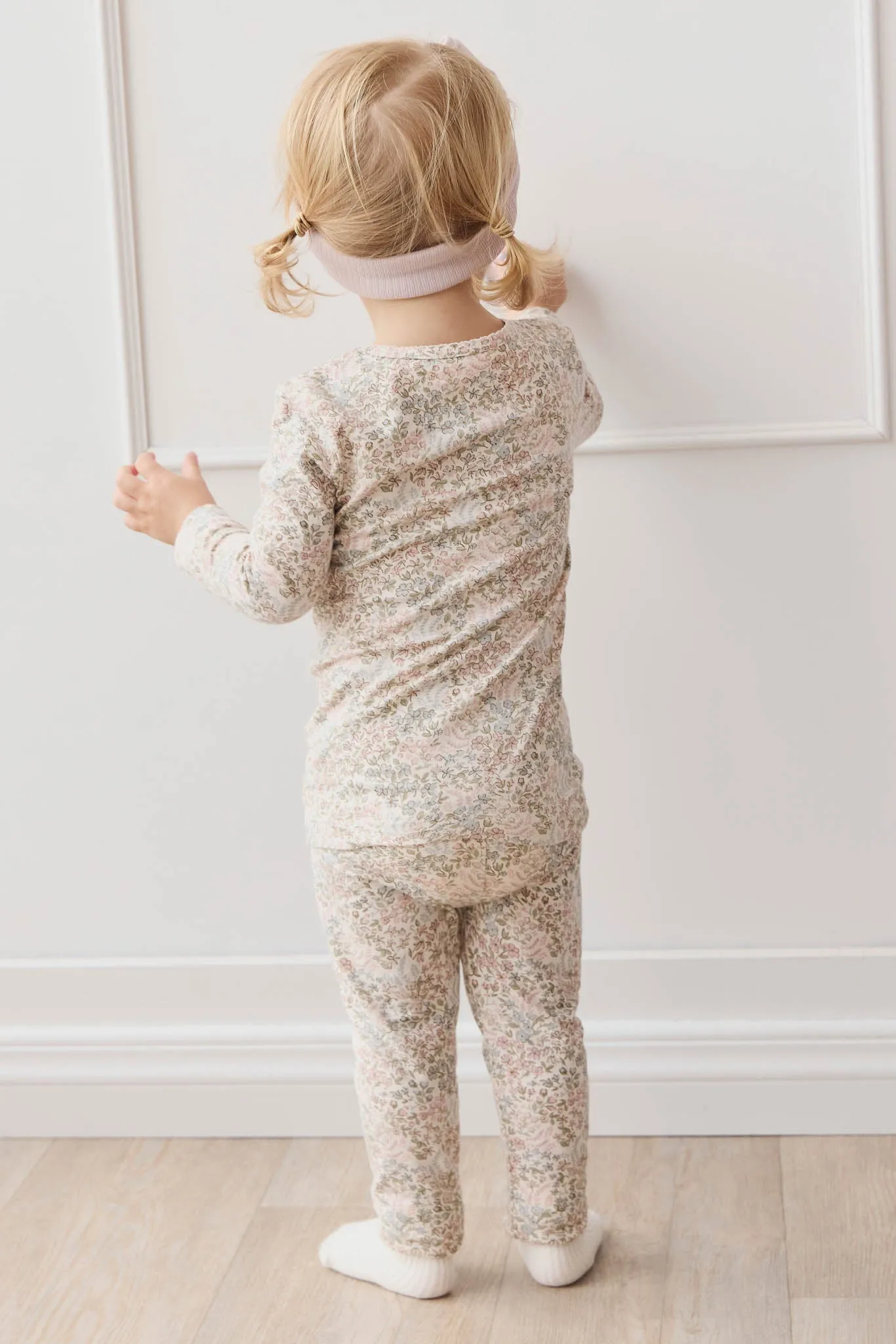 Organic Cotton Long Sleeve Top - April Glacier