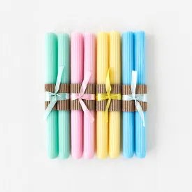 Pastel Taper Candles