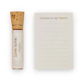 "Always In My Heart" Love Note Bottle