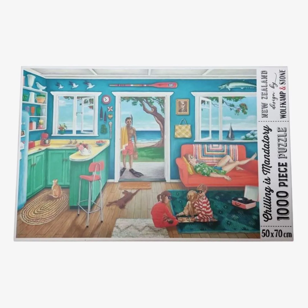 "Chilling is Mandatory" Puzzle - 1000 Piece