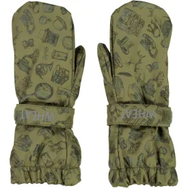 Rain Mittens Rily - olive storage