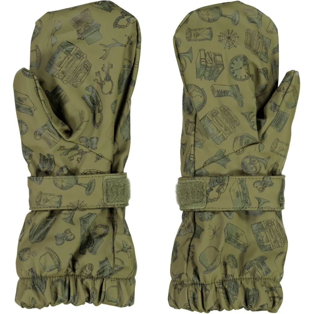 Rain Mittens Rily - olive storage