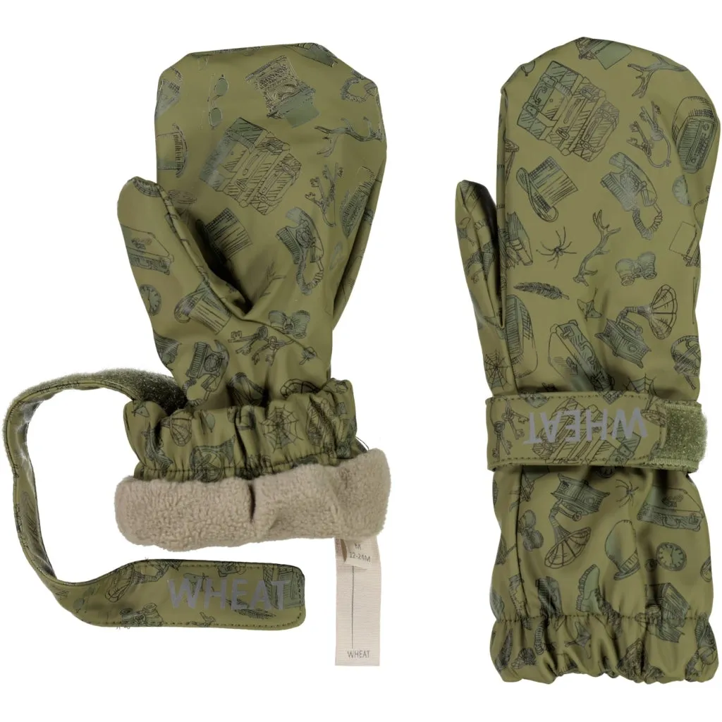 Rain Mittens Rily - olive storage