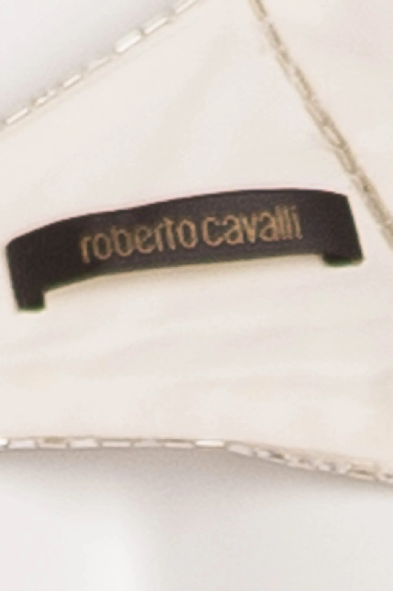 Roberto Cavalli - As Seen on Heidi Klum - Silver Metallic Mini Dress - IT 42