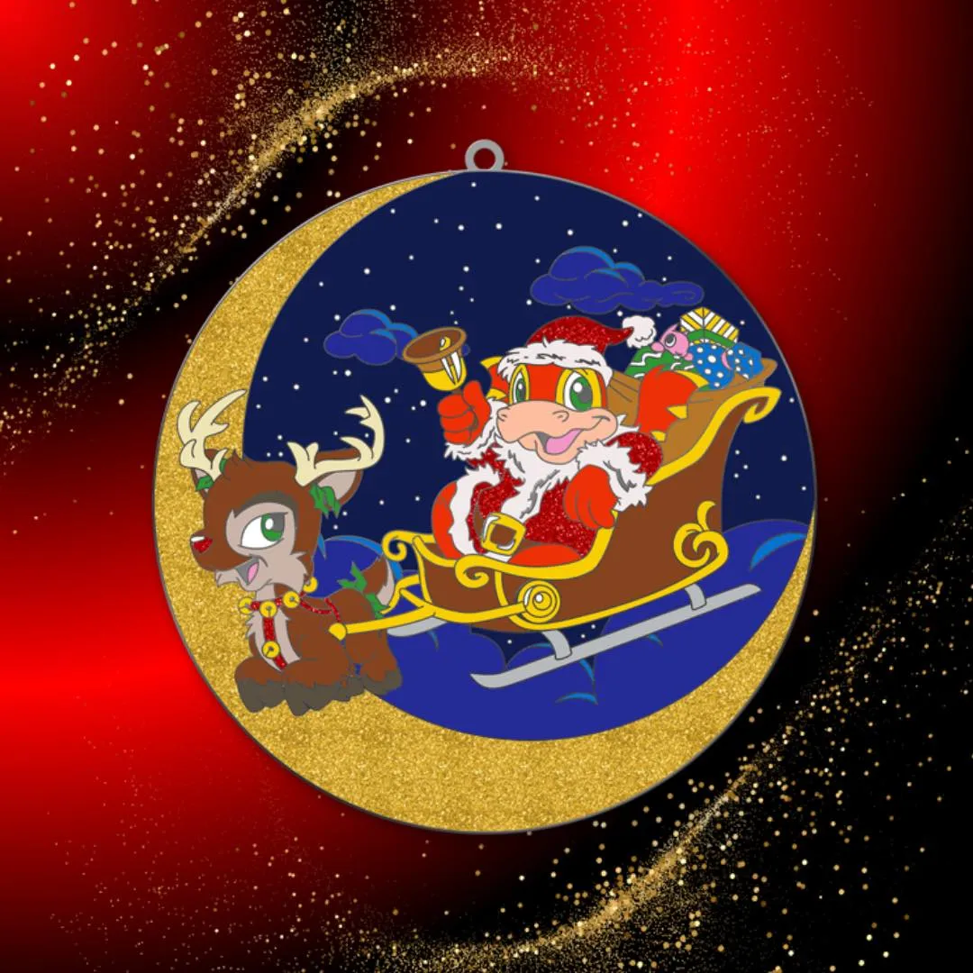 Scorchio Holiday Ornament Enhanced to Festive Scorchio-Themed Holiday Ornament